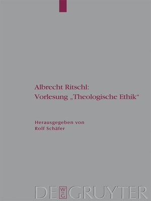 cover image of Albrecht Ritschl